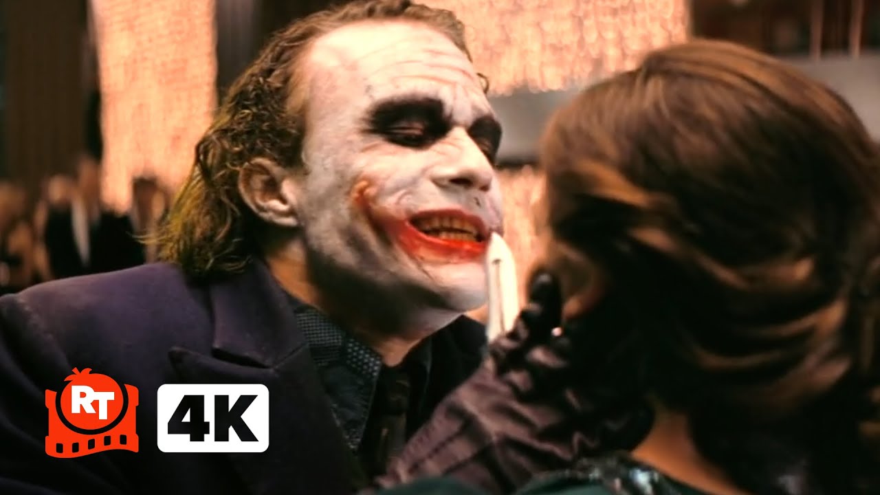 The Dark Knight (2008) 4K – Joker Threatens Rachel | Movieclips