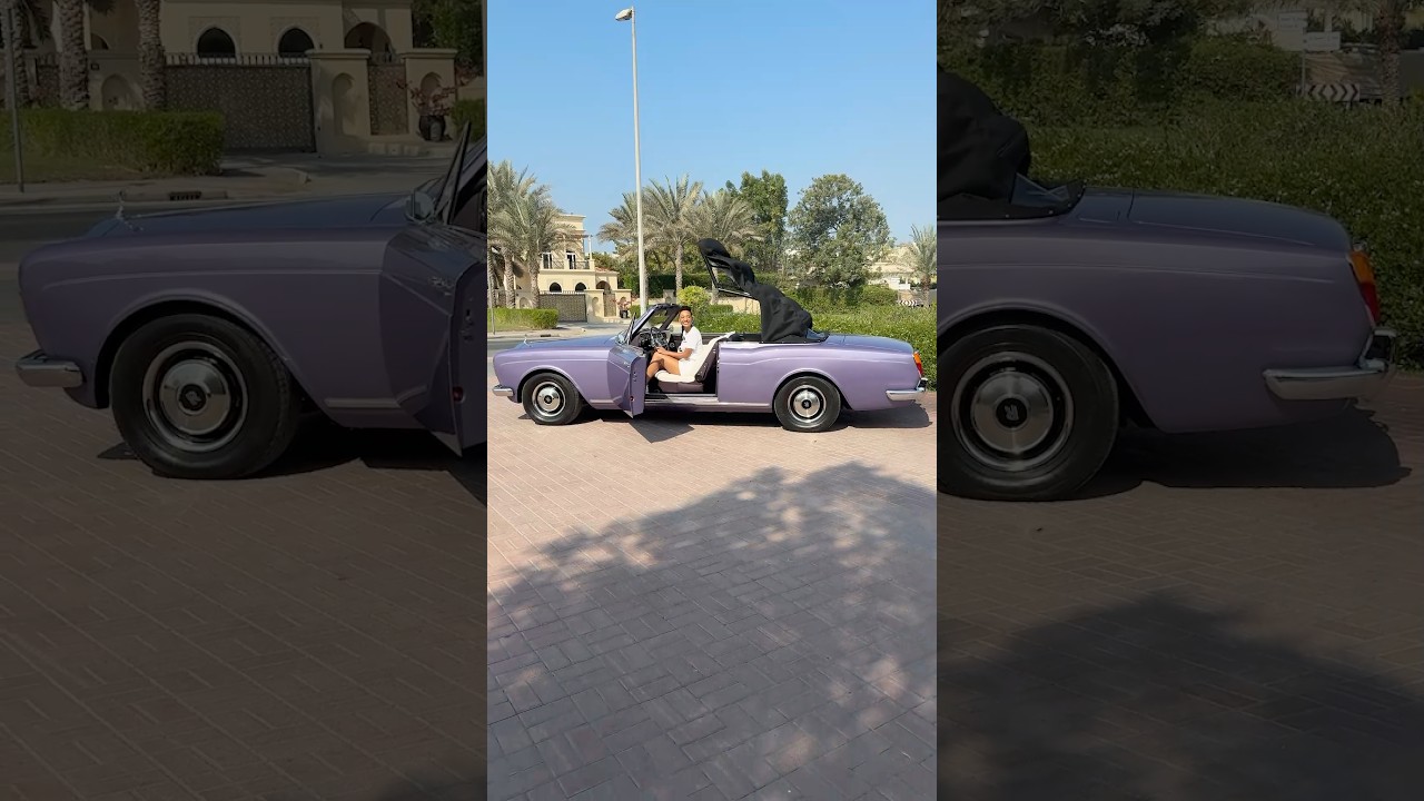 The Halcyon Rolls-Royce Corniche! 💜 #cars #luxury #rollsroyce