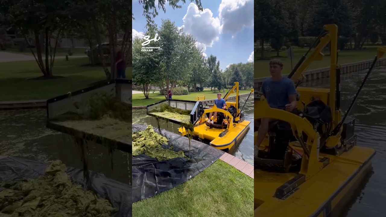 The Weedoo Boat! #boats #cleaning #tools