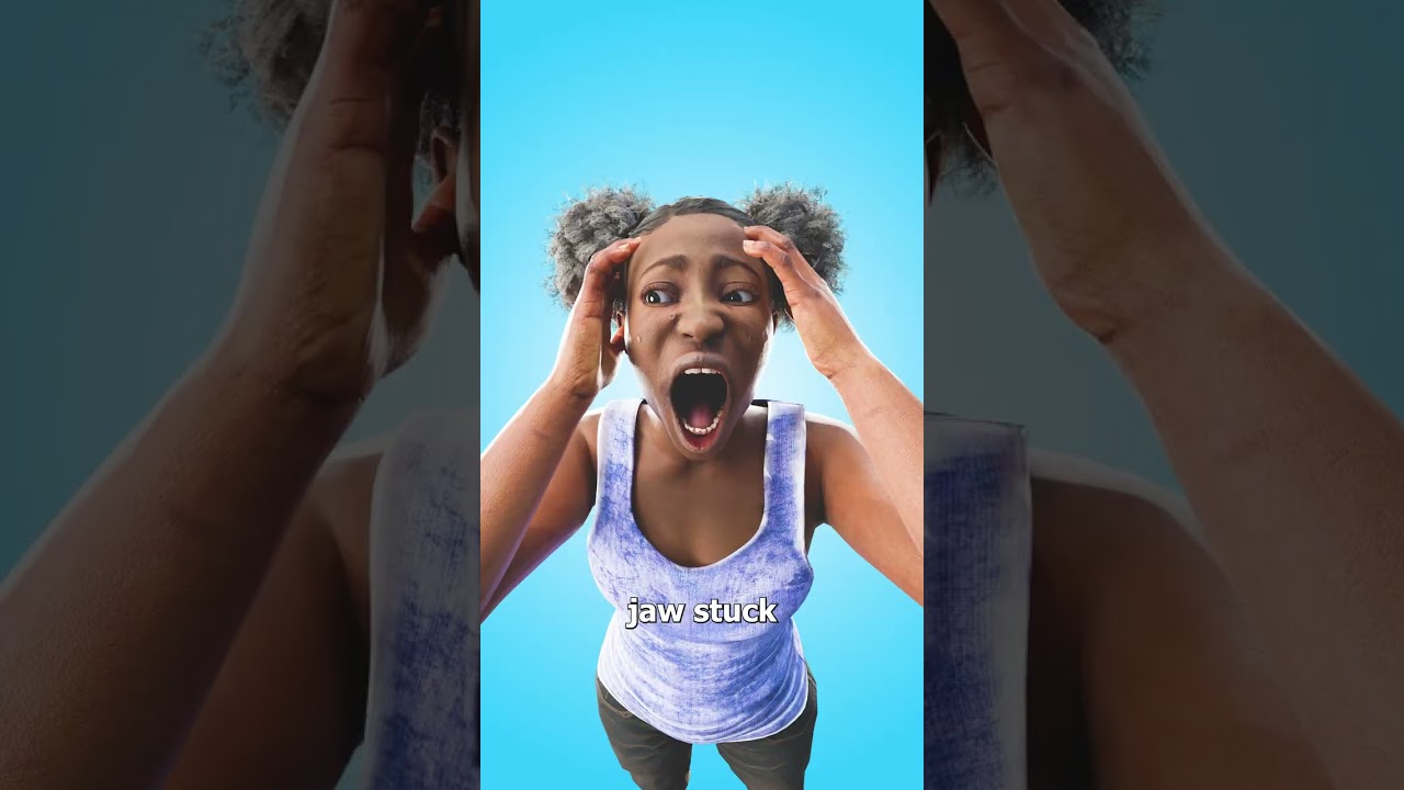 The Yawn That Locked Her Jaw 😨