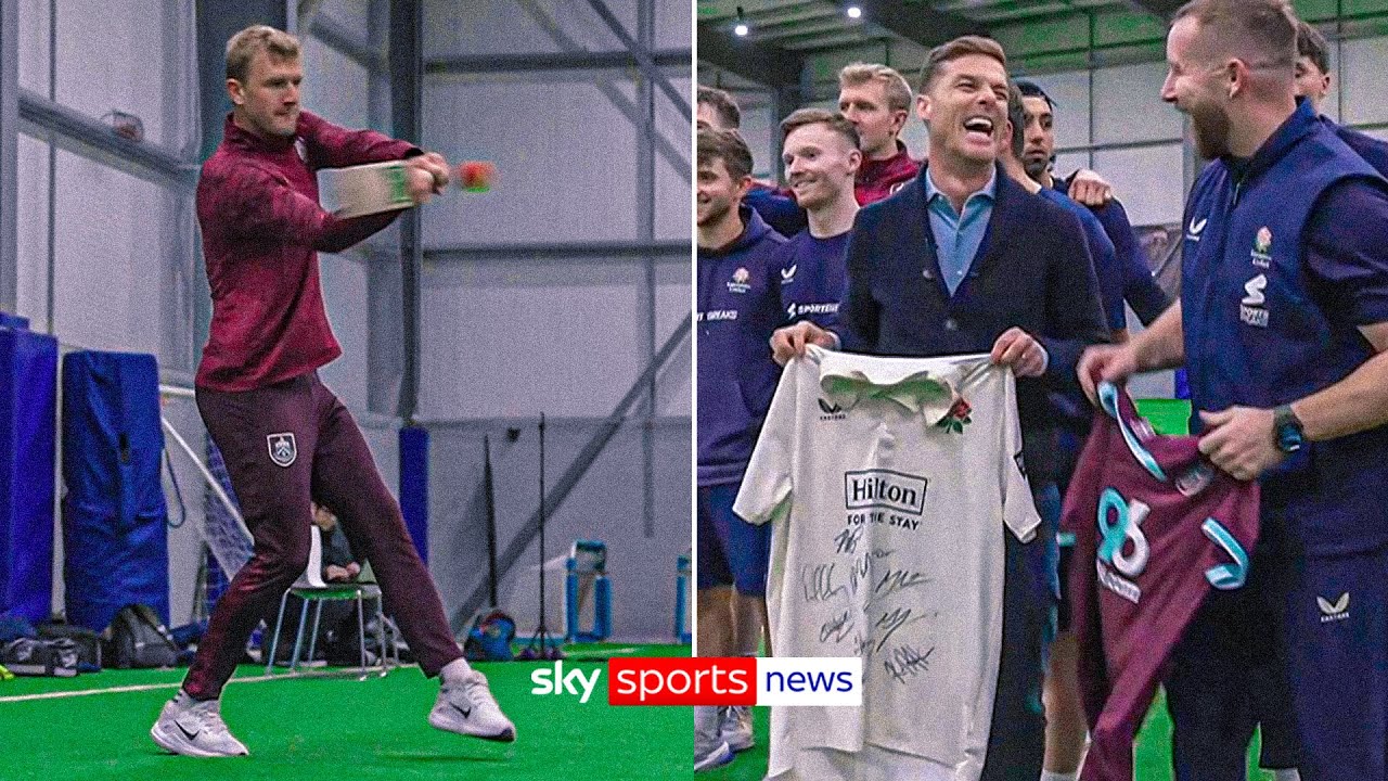 “There are a lot of similarities” | Burnley and Lancashire Cricket Club unite for training session