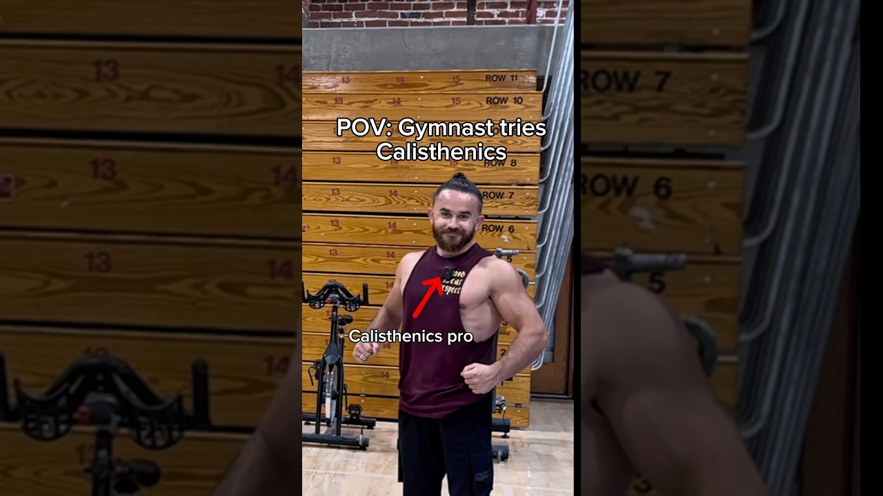 This calisthenics move is IMPOSSIBLE 🤯#gymnastics #olympics #gymnast #sports #olympic #calisthenics