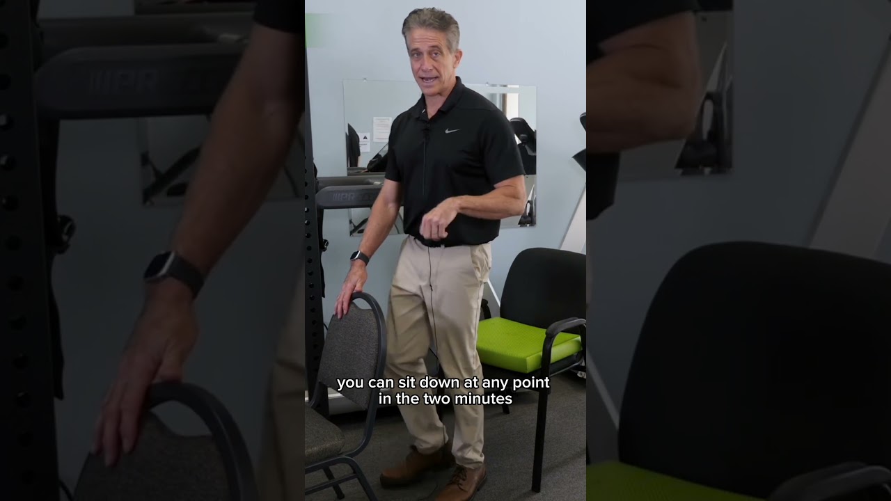 This simple weight shift exercise for seniors #physicaltherapy #physiotherapy #seniorcitizens
