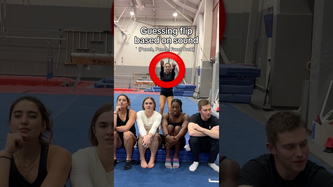This was SO hard 😅 #gymnastics #gymnast #olympics #olympic #sports #sport #fails #tumble #team