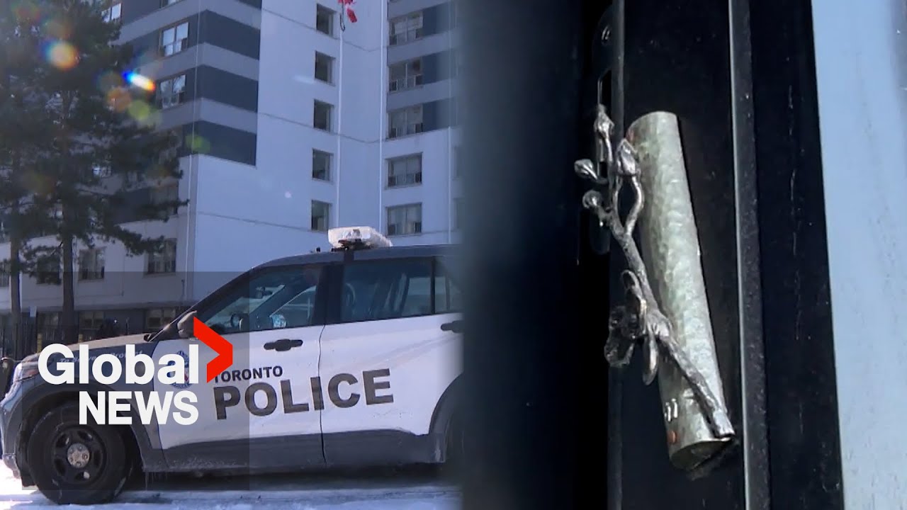 Toronto hate crime unit investigating removal of mezuzahs from seniors’ apartment building