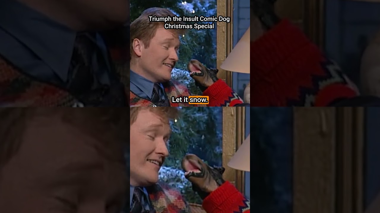 Triumph the Insult Comic Dog Christmas special #podcast #funny #comedy #conanobrien