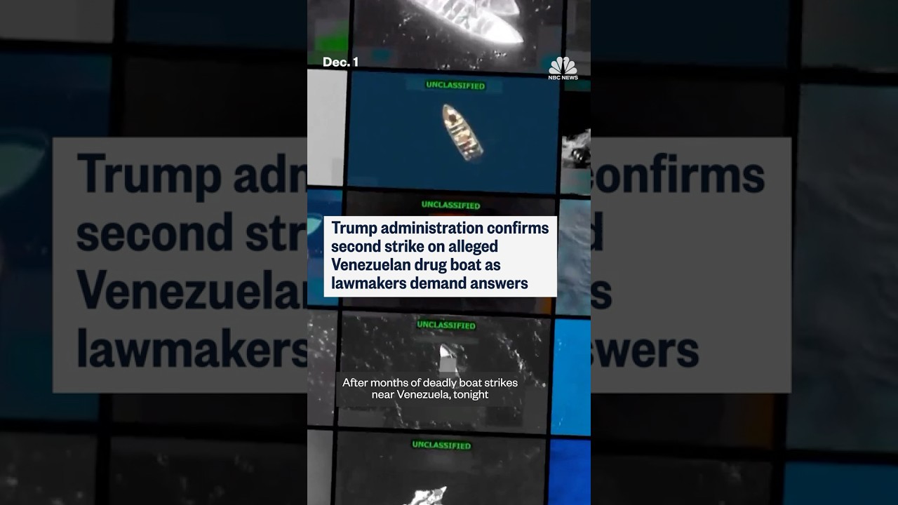 Trump admin confirms second strike on alleged drug boat