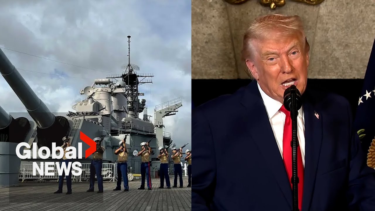 Trump announces “Golden Fleet” battleships, vows to speed up shipbuilding process