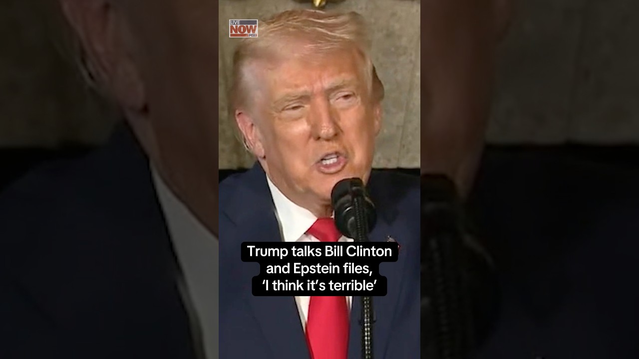 Trump on Bill Clinton and Epstein