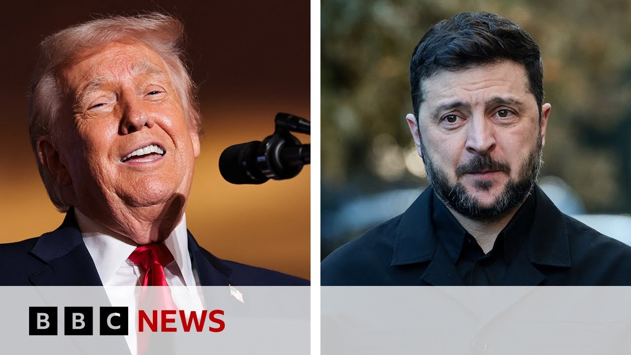 Trump says Zelensky using war as reason to not hold election | BBC News
