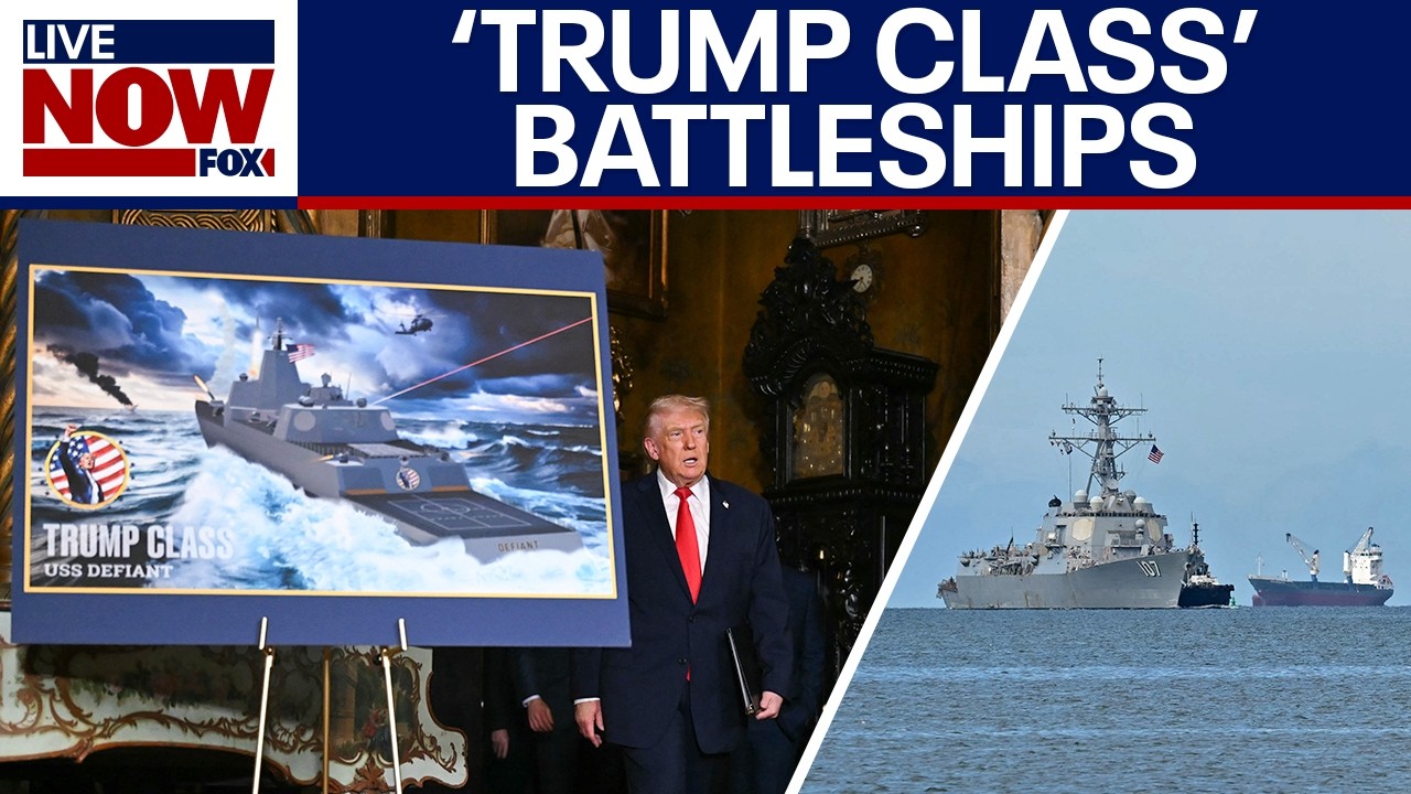 Trump unveils Navy battleship plan as Venezuela tensions flare