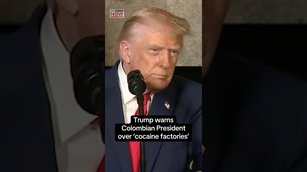 Trump warns Colombian President