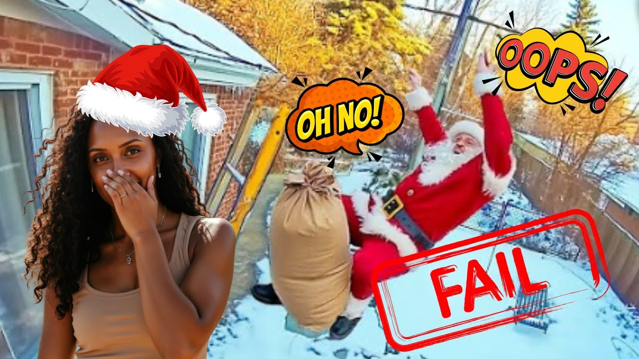 TRY NOT TO LAUGH! | Best Christmas Fails | BRITTREACTS