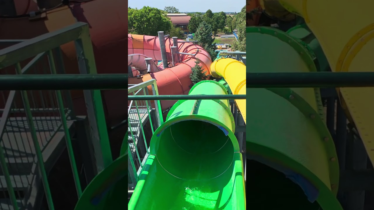 Twister Water Slide at HungaroSPA 🇭🇺