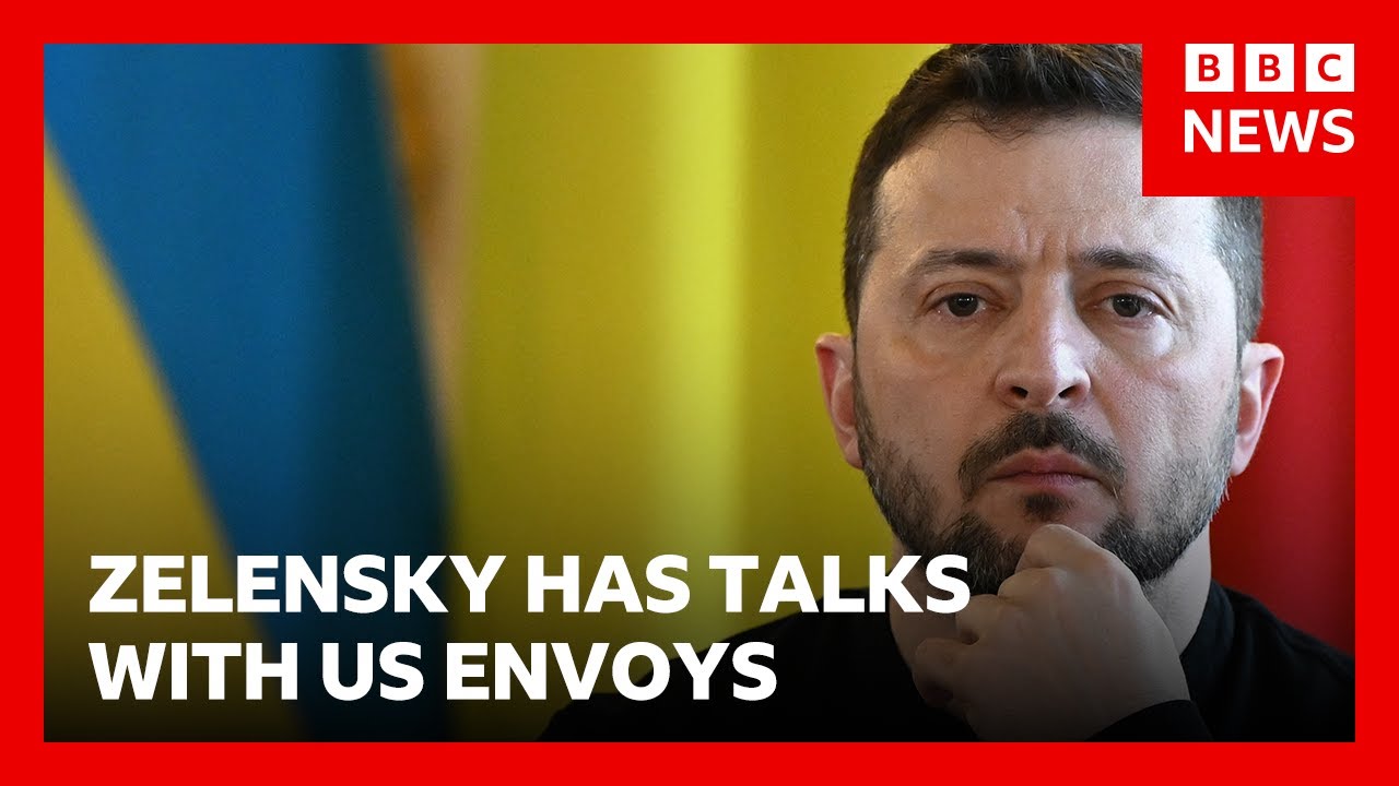 Ukraine’s President Zelensky hails ‘new ideas’ on peace after talks with US envoys | BBC News