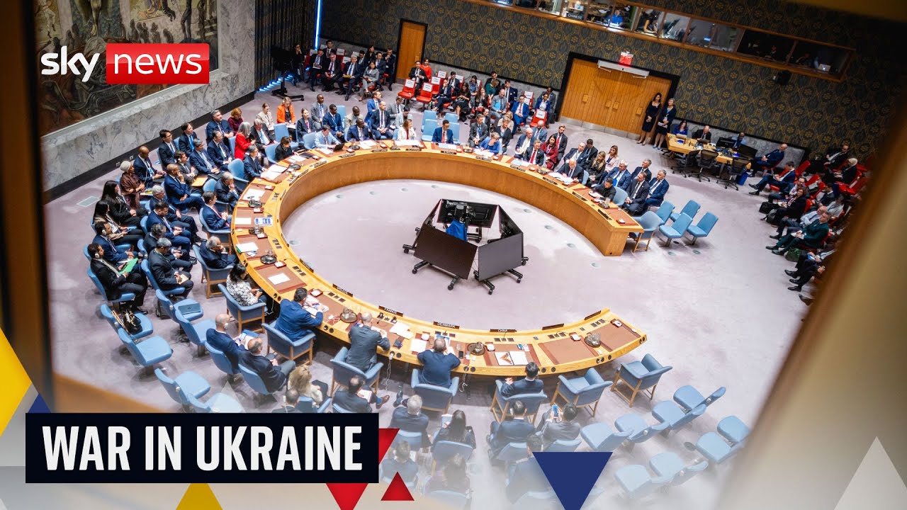 UN Security Council holds a meeting on the war in Ukraine