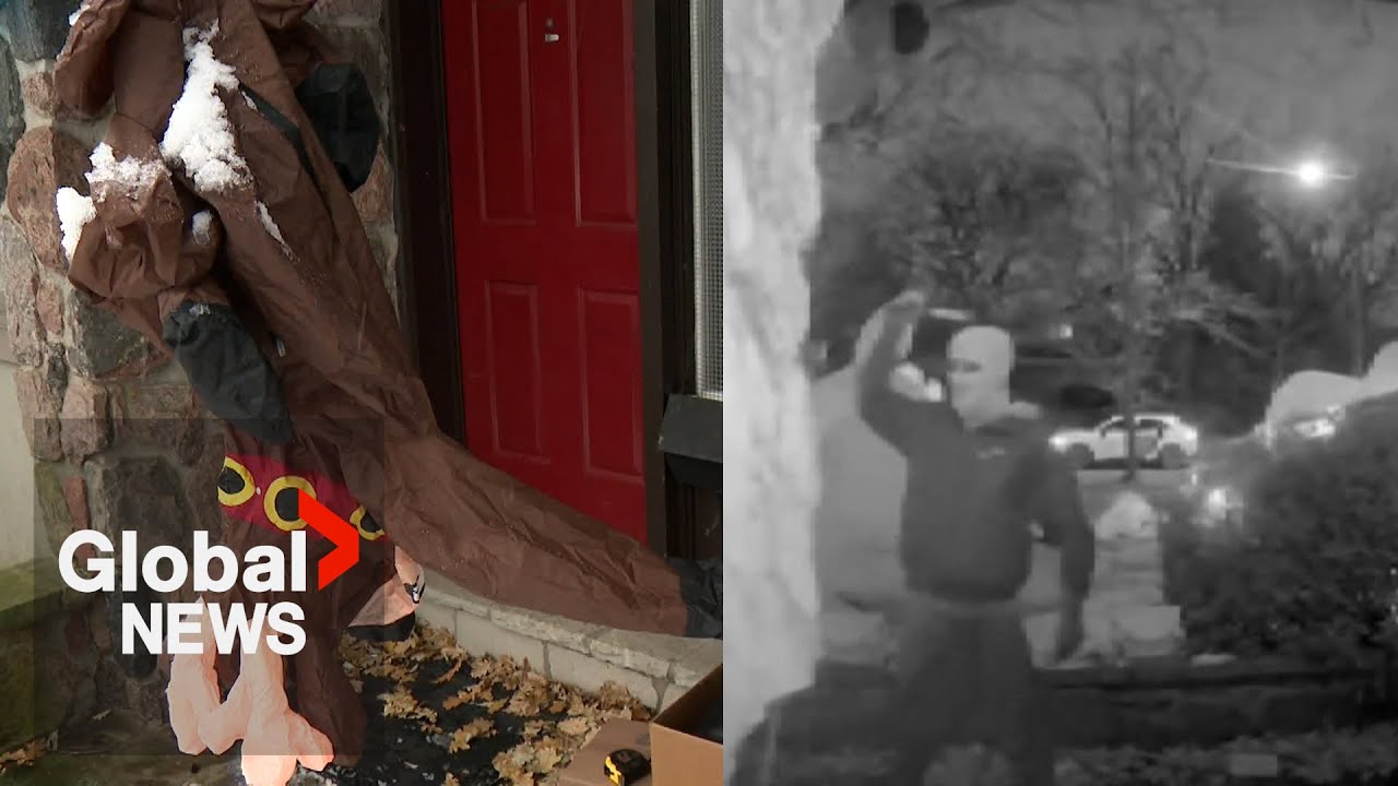 Vandals slash inflatable holiday characters in Toronto neighbourhood