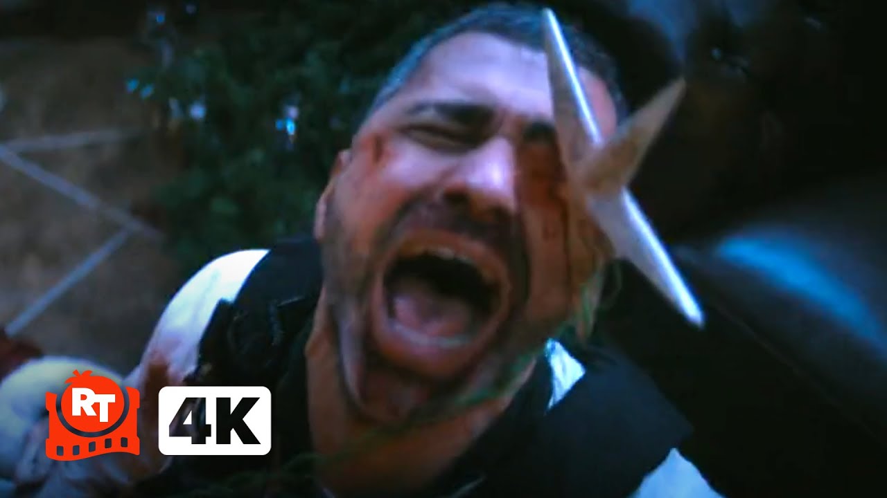 Violent Night (2022) 4K – A Lethal Christmas Ornament | Movieclips