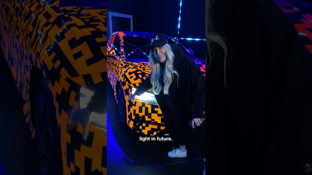 Volkswagen ID.7 Glow Paint Technology! 🎨 #cars #paint #future