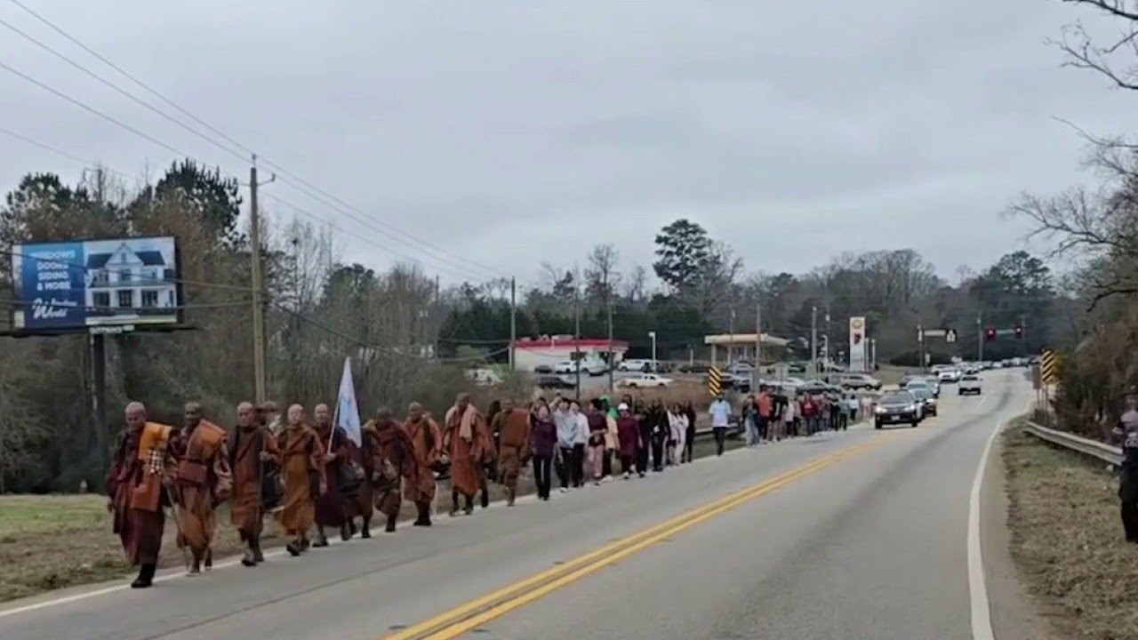 Walk for Peace arrives in LaGrange, Georgia