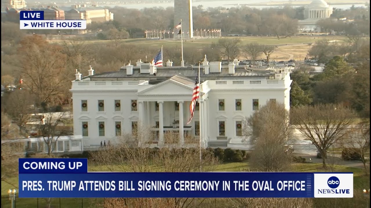 WATCH LIVE: President Trump attends a bill signing ceremony in the Oval Office.