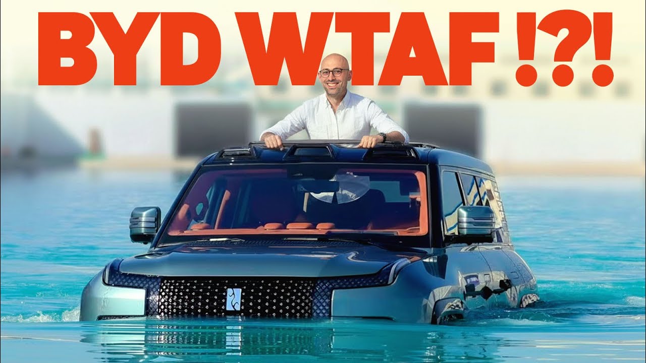 We Drove a BYD Into a Swimming Pool… And It Floated. Inside BYD’s EV Theme Park!