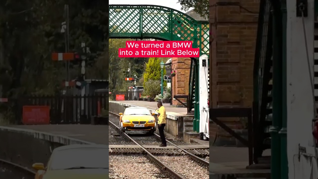 We turned a BMW into a train! #Autotrader #cars #mods