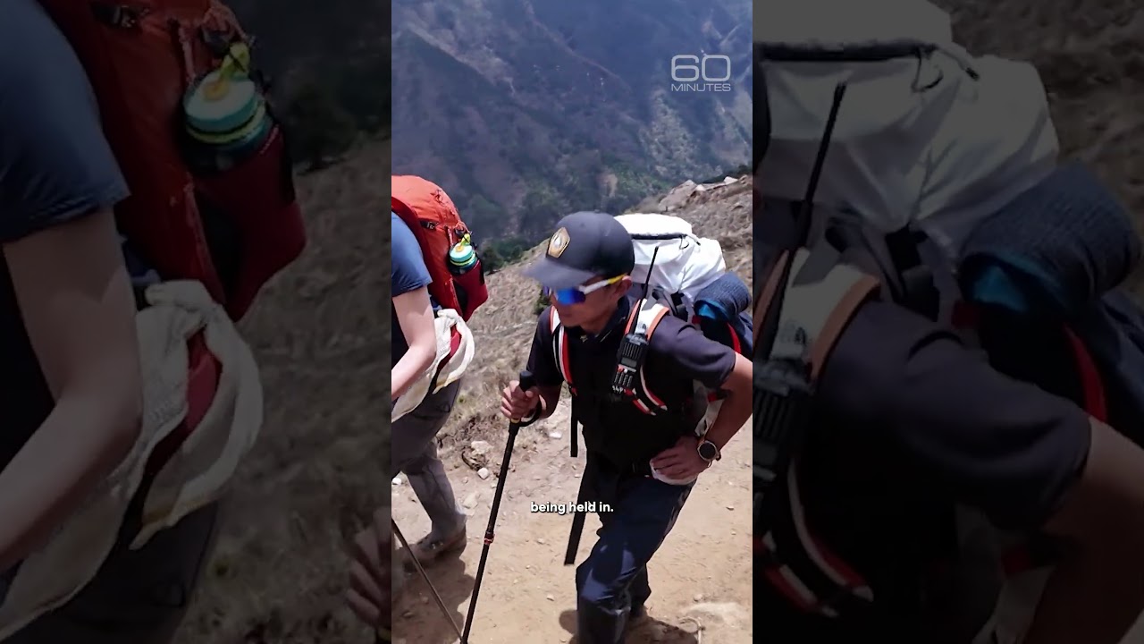 What 13,500 feet feels like on the way to Everest Base Camp #shorts