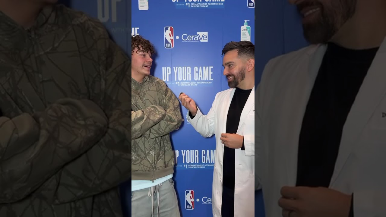 Whatttt?? Fans at the Emirates NBA Cup with insane answers to skincare questions