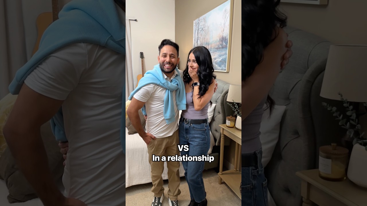 When you’re single VS in a relationship 🏠