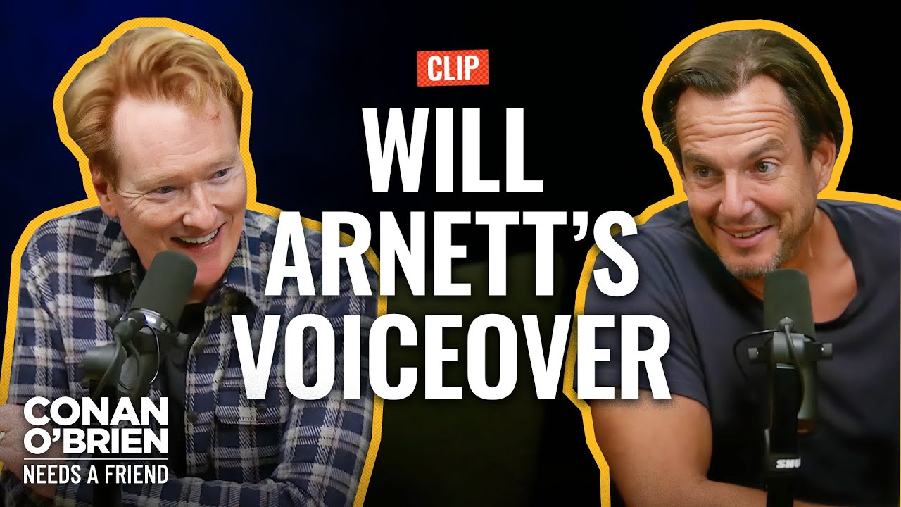 Will Arnett Halts The Podcast To Record Voiceover For A Commercial | Conan O’Brien Needs A Friend