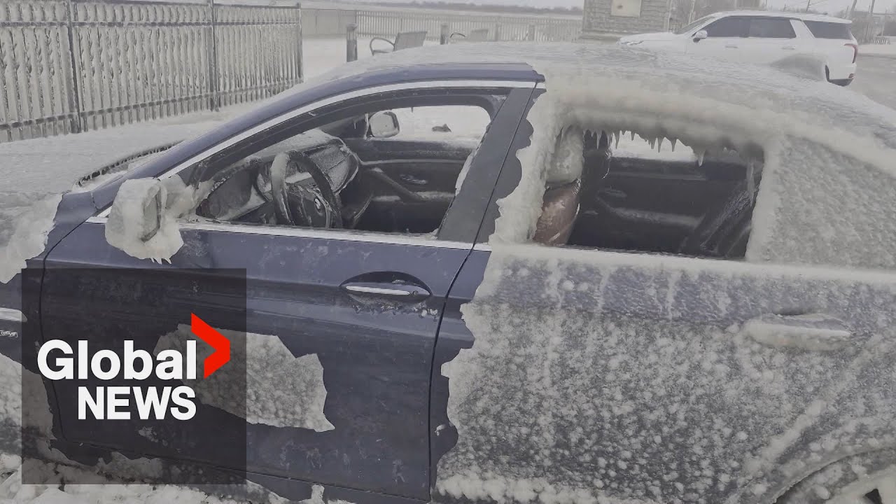 Winter storm hits northeast US bringing heavy snow and ice