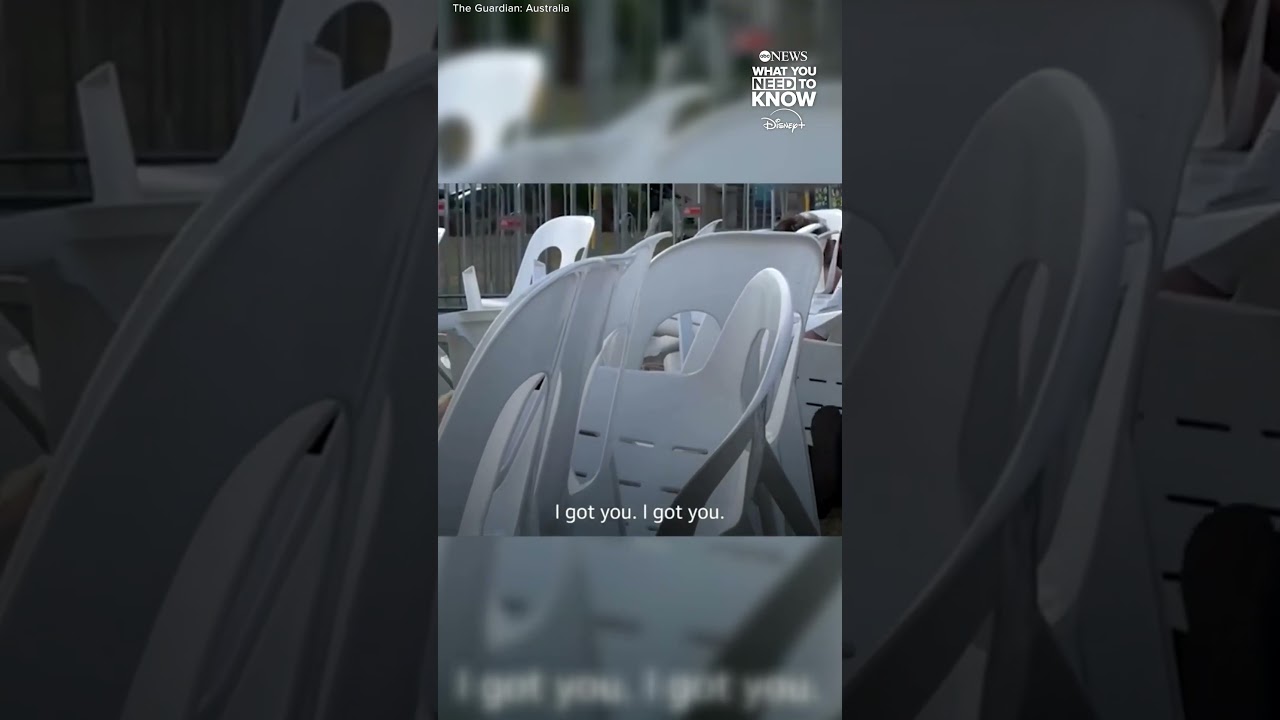 Woman protects young girl during deadly Bondi Beach shooting