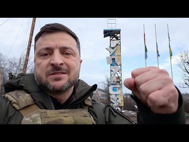 Zelenskyy debunks Russia’s claim it occupied Kupyansk with in-person visit