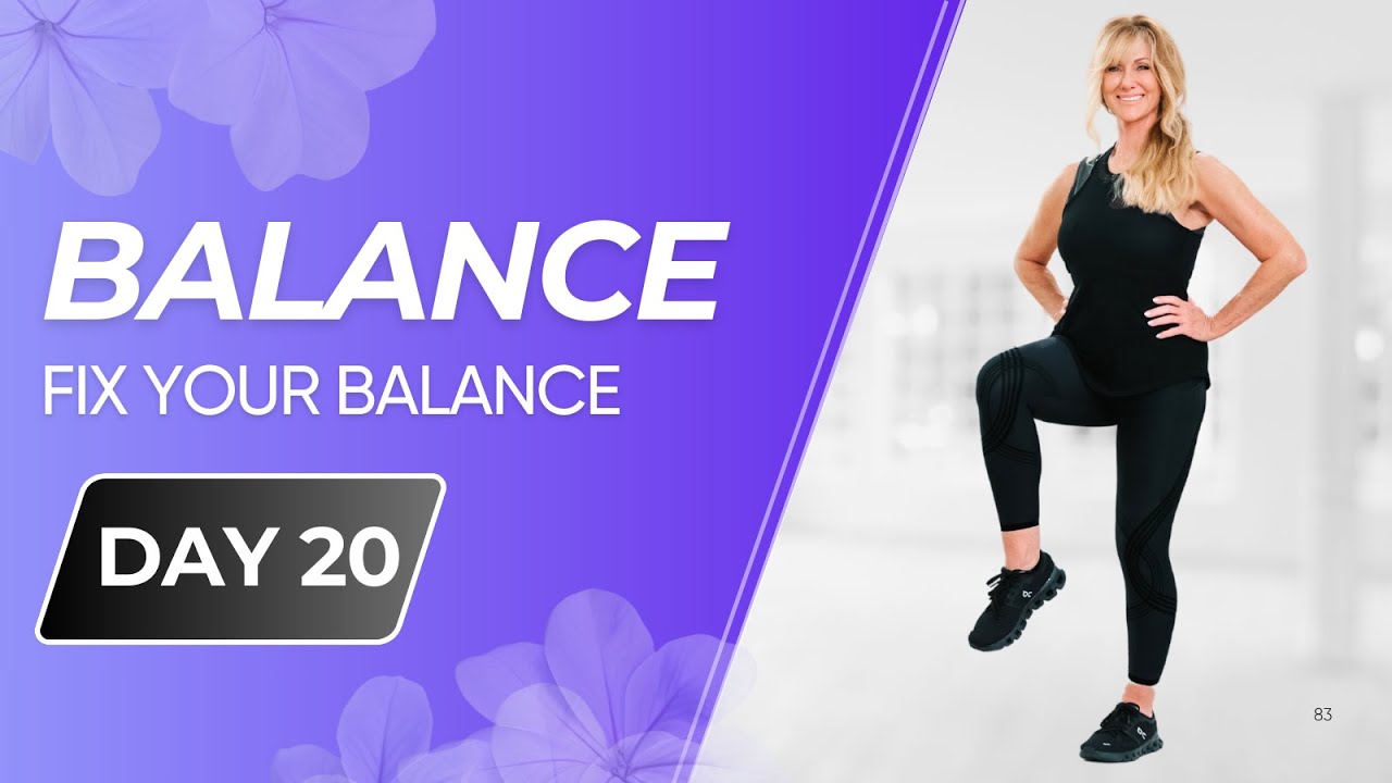 10 Min Balance Workout To Stay Young And Spritely! (Day 20) New Year Activation Challenge
