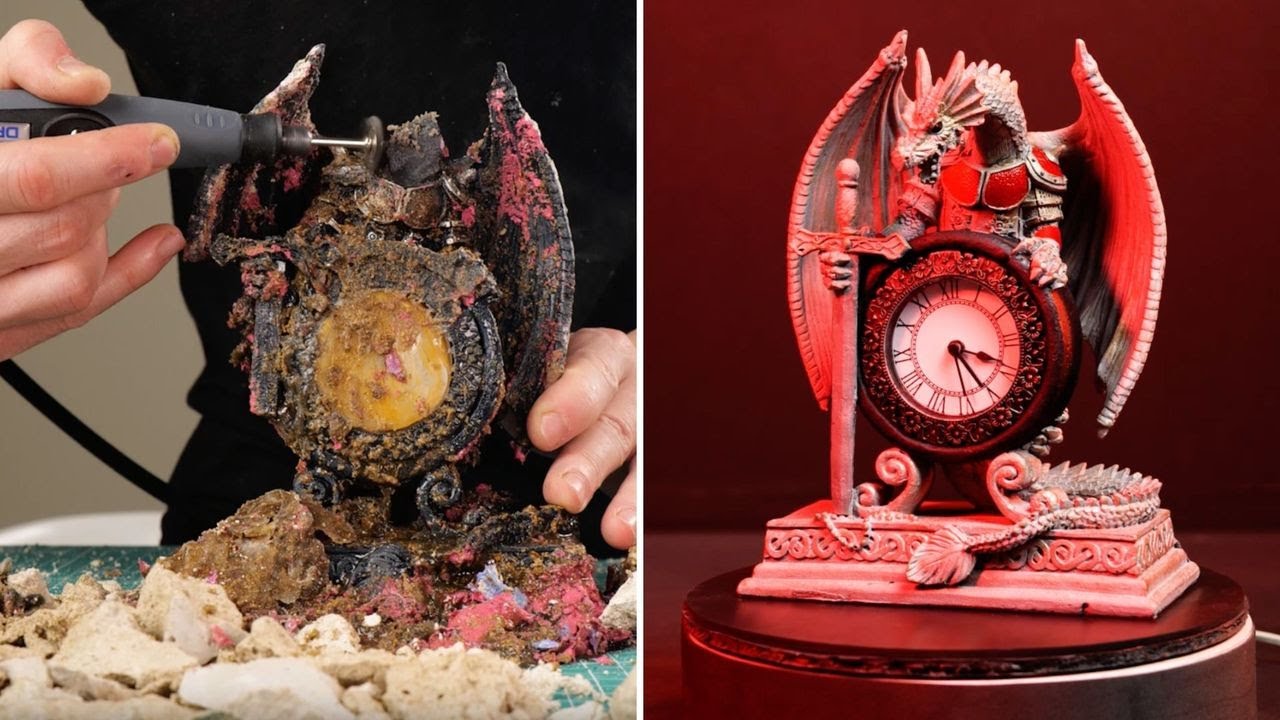 100-Year-Old Clock Restoration: Can We Bring This Rusted Junkyard Find Back to Life?