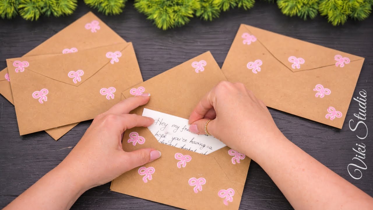 4 DIY 💌 How to make Easy Paper Envelope Paper Craft Ideas Origami
