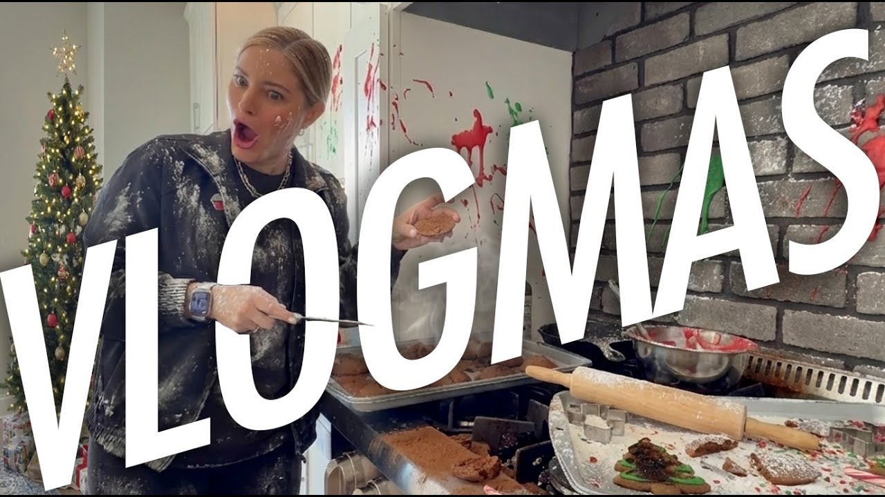 🎄 A CHRISTMAS VLOG! Chaotic cookie baking and more family holiday fun!