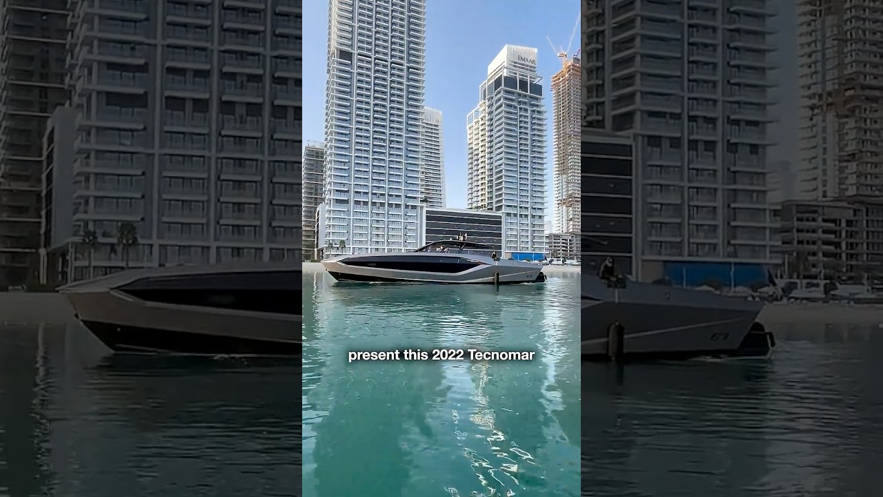 A Lamborghini Yacht! 😍 #yacht #lamborghini #boats