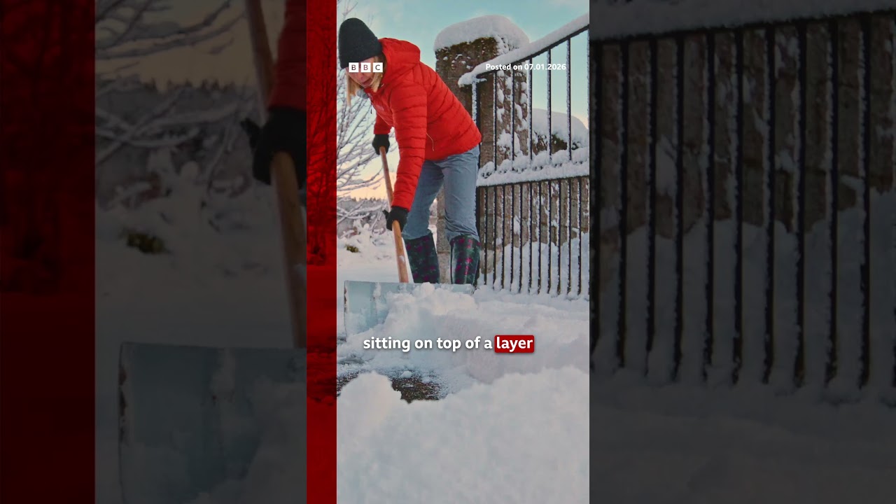 A snow roller can get as big as a small car. #SnowRoller #BBCNews