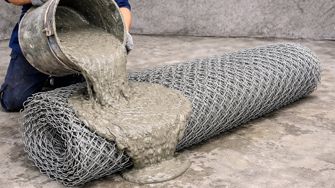 Amazing Creations from Cement and Iron net, DIY Garden Decorations from Recycled