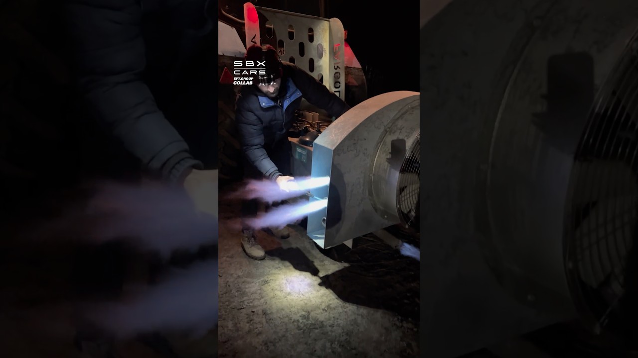 Anti-Frost Machine! 🔥 #farming #fire #machinery