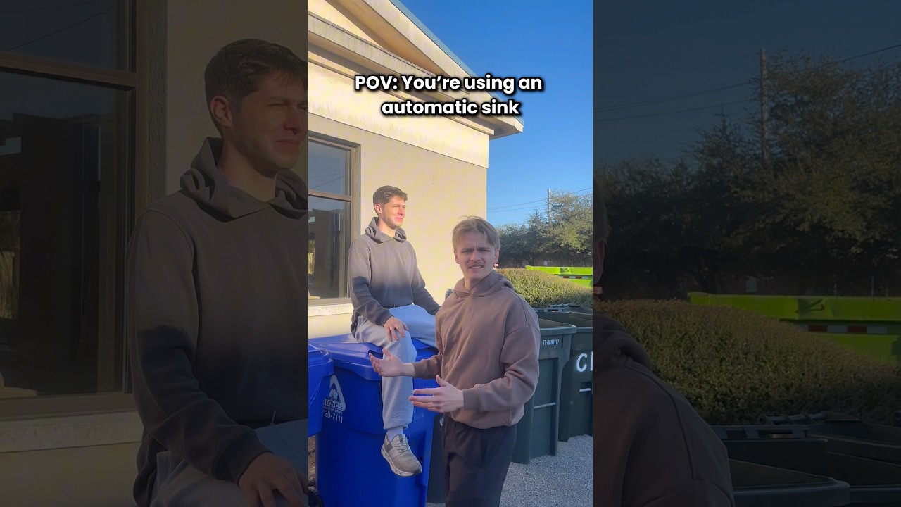 Automatic Sinks Be Like