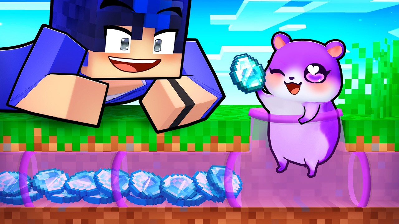 Becoming a BABY HAMSTER in Minecraft!