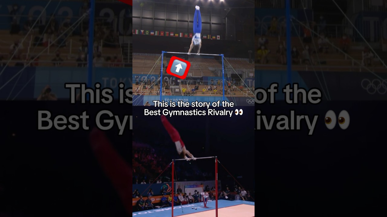 BEST gymnastics rivalry 😳 #gymnastics #gymnastics #usa #olympics #olympic #japan #rivalry #sports