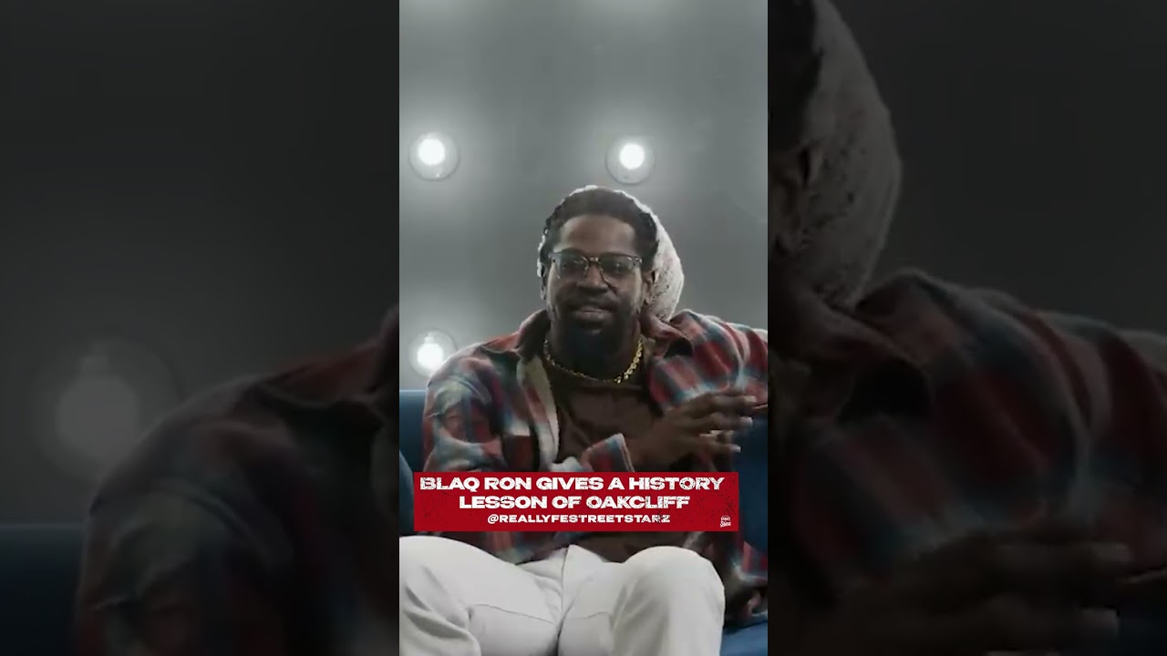 Blaq Ron gives a history lesson of Oakcliff.