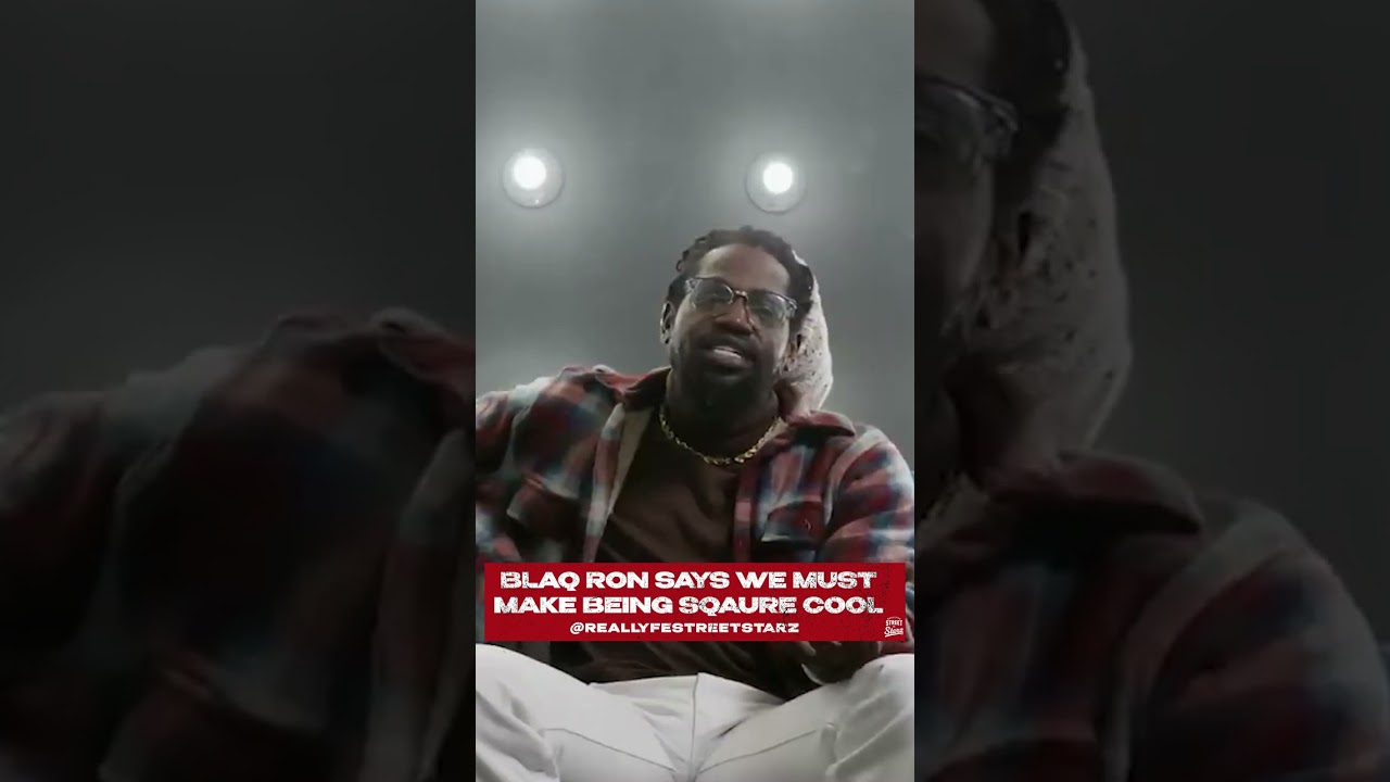 Blaq Ron says we must make being square cool again.