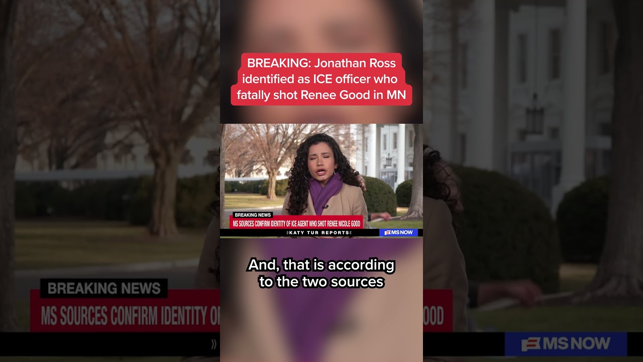 BREAKING: Jonathan Ross identified as ICE officer who fatally shot Renee Good in MN