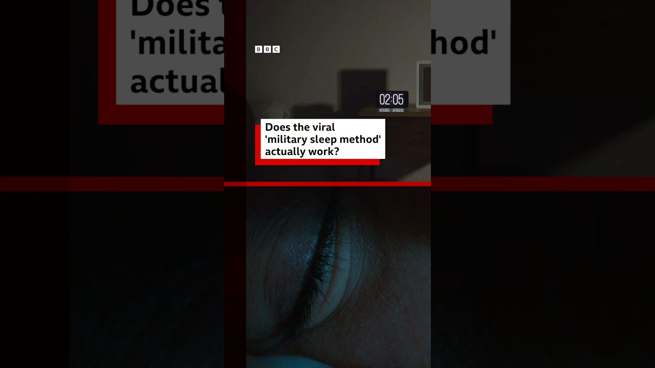 Can the ‘military sleep method’ help you fall asleep in two minutes? #Sleep #BBCNews