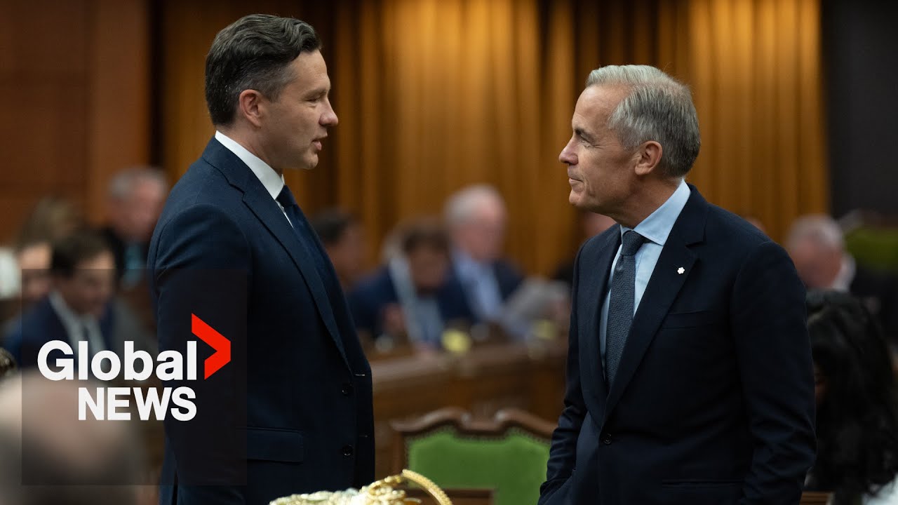 Carney, Poilievre debate grocery rebate, cost of living in 1st face-off of 2026